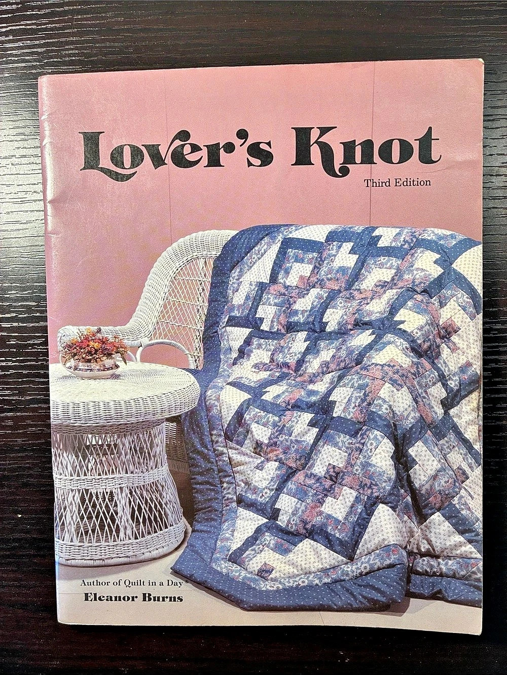 Quilt in a Day Lover's Knot Quilting Pattern Book Pink & Blue